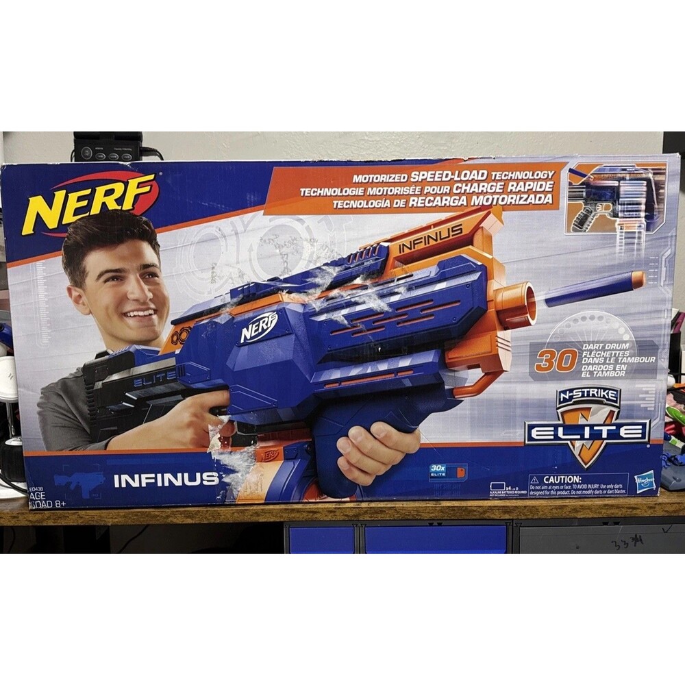 NERF N-Strike Elite Infinus Motorized Speed-Load Technology Blaster Toy